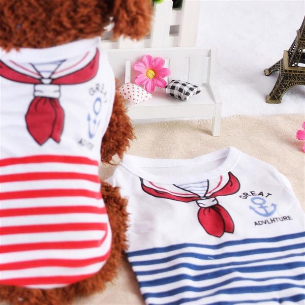 dog apparel pet vests navy stripe cotton puppy brand t shirts summer clothes for teddy chihuahua xs-xl
dog apparel pet vests navy stripe cotton puppy brand t shirts summer clothes for teddy chihuahua xs-xl