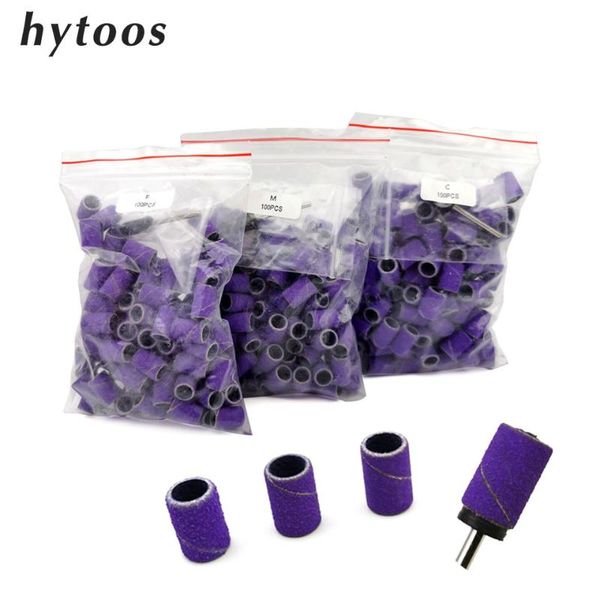 nail art equipment hytoos 100pcs/bag purple sanding bands with rubber mandrel drill bit accessories gel removal nails care polishing tool, Silver
nail art equipment hytoos 100pcs/bag purple sanding bands with rubber mandrel drill bit accessories gel removal nails care polishing tool, Silver
