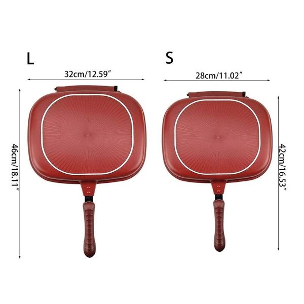 pans double-sided frying pan, premium pan non-stick baking tray portable for home kitchen cooking supplie
pans double-sided frying pan, premium pan non-stick baking tray portable for home kitchen cooking supplie