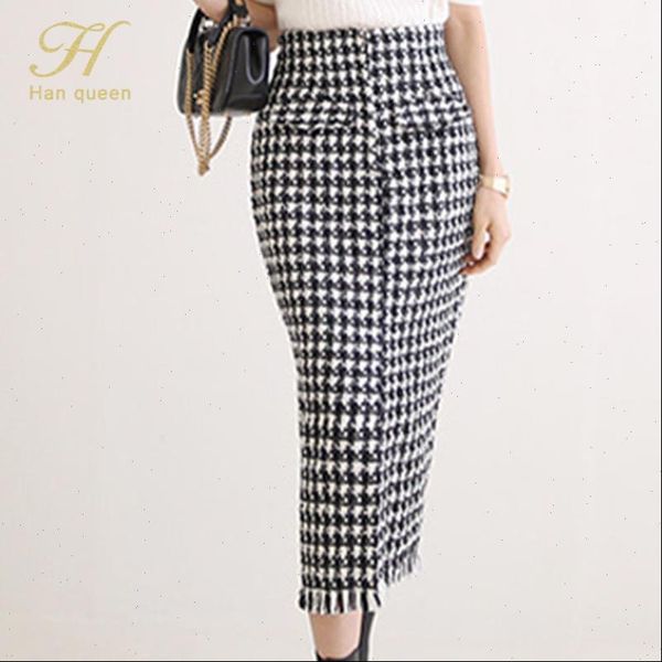winter bodycon houndstooth high waist womens skirts elegant korean chic office lady split casual, Black
winter bodycon houndstooth high waist womens skirts elegant korean chic office lady split casual, Black
