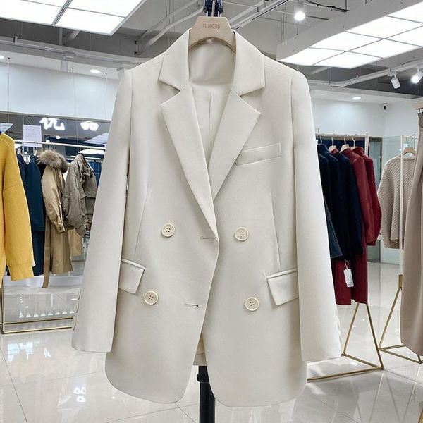 women's suits & blazers vanovich spring and autumn 2021 korean style women temperament wild casual ladies solid color clothing, White;black
women's suits & blazers vanovich spring and autumn 2021 korean style women temperament wild casual ladies solid color clothing, White;black