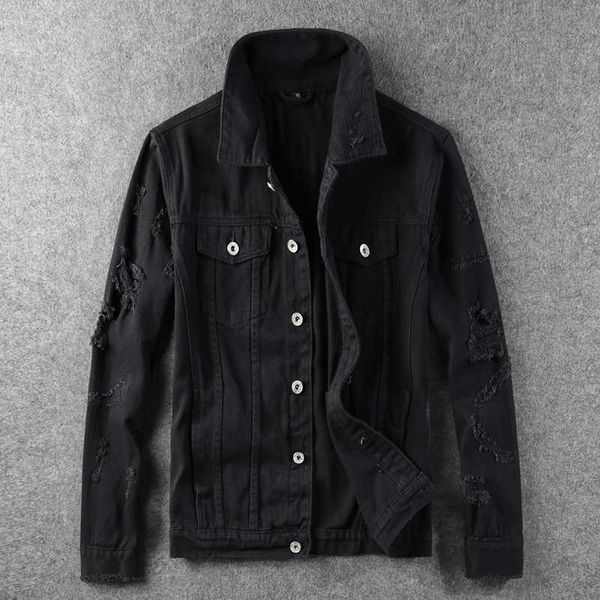 men's jackets korean style fashion black white red pink slim fit destroyed ripped denim men hip hop coats chaqueta 4y7x b0mi, Black;brown
men's jackets korean style fashion black white red pink slim fit destroyed ripped denim men hip hop coats chaqueta 4y7x b0mi, Black;brown