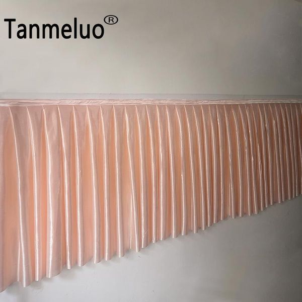 wedding party decor table skirt birthday baby shower ice silk fabric for rectangle round clothing stage performance
wedding party decor table skirt birthday baby shower ice silk fabric for rectangle round clothing stage performance