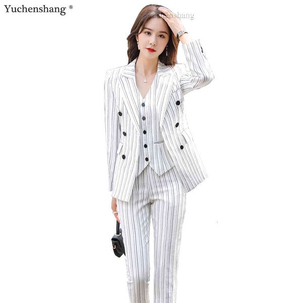 women's suits & blazers s-4xl pant suit women white red stripe 3 piece set double breasted blazer vest and trousers for work rd, White;black
women's suits & blazers s-4xl pant suit women white red stripe 3 piece set double breasted blazer vest and trousers for work rd, White;black