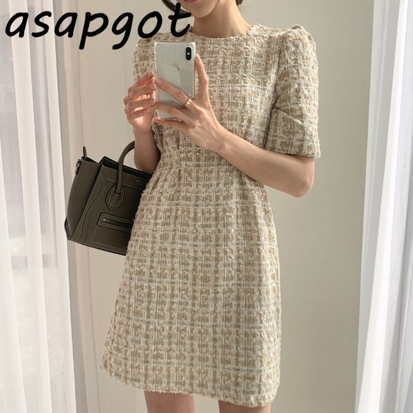 asapgot temperament ladies simple a-line gentle spring french retro waist slim o neck short sleeve dress chic wild fashion 210429, Black;gray
asapgot temperament ladies simple a-line gentle spring french retro waist slim o neck short sleeve dress chic wild fashion 210429, Black;gray