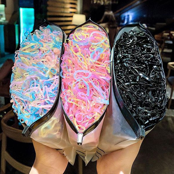 hair accessories 1000pcs/set colorful disposable rubber bands for girls ponytail holder scrunchie headband fashion, Slivery;white
hair accessories 1000pcs/set colorful disposable rubber bands for girls ponytail holder scrunchie headband fashion, Slivery;white