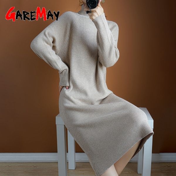 knitted dress winter long sleeve warm maxi casual turtelneck women's es autumn knitting sweater plus size 210428, Black;gray
knitted dress winter long sleeve warm maxi casual turtelneck women's es autumn knitting sweater plus size 210428, Black;gray