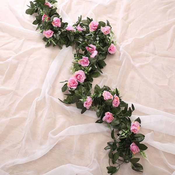 decorative flowers & wreaths artificial rose flower floral fake vine hanging garland party wedding decoration plants leaves romantic
decorative flowers & wreaths artificial rose flower floral fake vine hanging garland party wedding decoration plants leaves romantic
