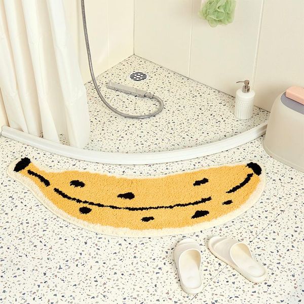 carpets banana special arc-shaped fan-shaped water absorbing rug bathroom modern simple sanitary anti-skid floor foot mat small rugs
carpets banana special arc-shaped fan-shaped water absorbing rug bathroom modern simple sanitary anti-skid floor foot mat small rugs