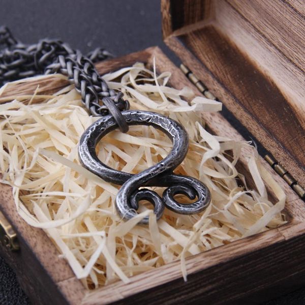 pendant necklaces iron color viking odin rune necklace with stainless steel chain as men gift wooden box, Silver
pendant necklaces iron color viking odin rune necklace with stainless steel chain as men gift wooden box, Silver