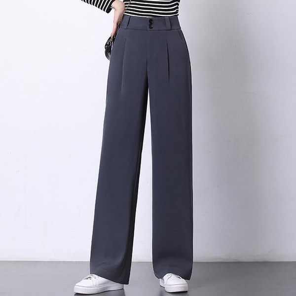 women's pants & capris 2021 spring summer female solid wide leg women full length ladies simple casual straight s-4xl, Black;white
women's pants & capris 2021 spring summer female solid wide leg women full length ladies simple casual straight s-4xl, Black;white