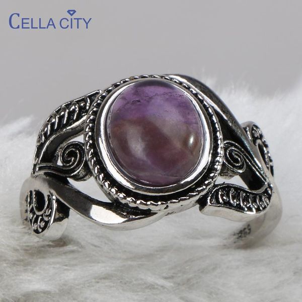 cluster rings cellacity amethyst ring for women vintage thai silver 925 jewelry oval gemstones temperament female gifts wholesale anniversar, Golden;silver
cluster rings cellacity amethyst ring for women vintage thai silver 925 jewelry oval gemstones temperament female gifts wholesale anniversar, Golden;silver