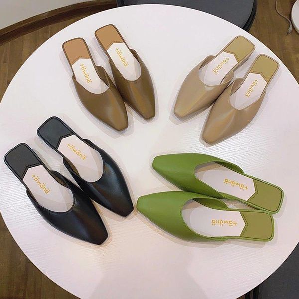 summer low heels shoes fashion mules for women square head slip on flip flops slipper woman casual solid slide slippers, Black
summer low heels shoes fashion mules for women square head slip on flip flops slipper woman casual solid slide slippers, Black