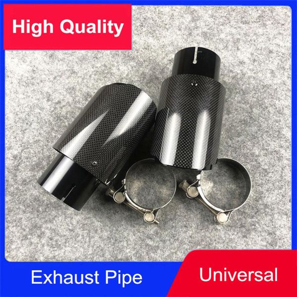 motorcycle exhaust system one piece real glossy carbon fiber car flex pipe for universal single black stainless steel tip
motorcycle exhaust system one piece real glossy carbon fiber car flex pipe for universal single black stainless steel tip