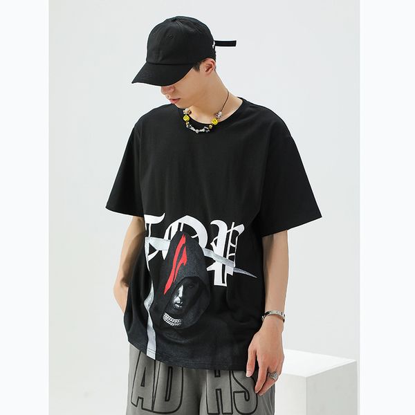 factory t shirt v dark figure print short sleeve street oversize loose hip hop fashion brand couple t-shirt, White;black
factory t shirt v dark figure print short sleeve street oversize loose hip hop fashion brand couple t-shirt, White;black