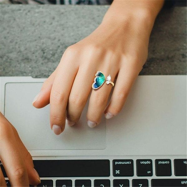 cluster rings gorgeous women white adjustable size butterfly alloy fashion, Golden;silver
cluster rings gorgeous women white adjustable size butterfly alloy fashion, Golden;silver