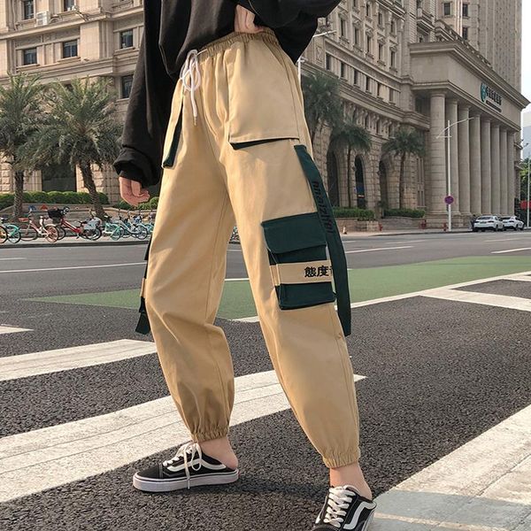 women's pants & capris 2021 women cargo casual streetwear harajuku hip hop harem jogger sweatpants high waist loose female trousers, Black;white
women's pants & capris 2021 women cargo casual streetwear harajuku hip hop harem jogger sweatpants high waist loose female trousers, Black;white