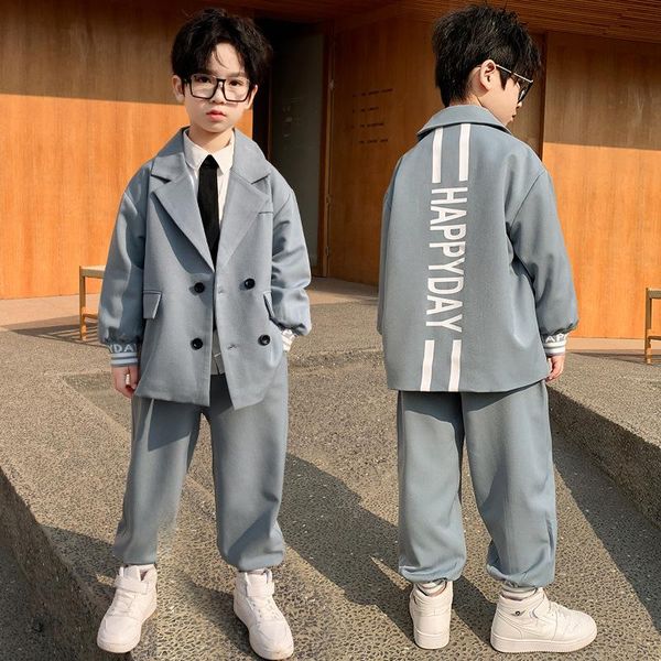 clothing sets formal spring summer boys suits coat + pants 2pcs/set kids jacket teenager sport leisure tracksuit high quality, White
clothing sets formal spring summer boys suits coat + pants 2pcs/set kids jacket teenager sport leisure tracksuit high quality, White