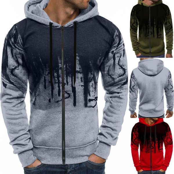 men's hoodies ink splashing casual sweater long sleeve hooded sweatshirt in autumn and winter 2021, Black
men's hoodies ink splashing casual sweater long sleeve hooded sweatshirt in autumn and winter 2021, Black