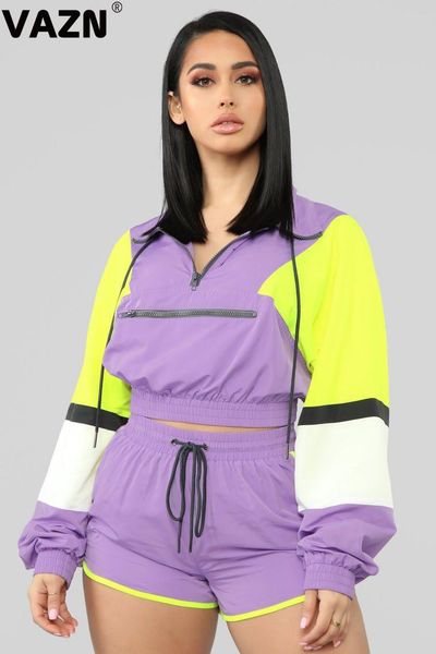 product 2021 summer lady 2-piece short set zipper neck full sleeve hooded shorts girl casual women's tracksuits, Gray
product 2021 summer lady 2-piece short set zipper neck full sleeve hooded shorts girl casual women's tracksuits, Gray