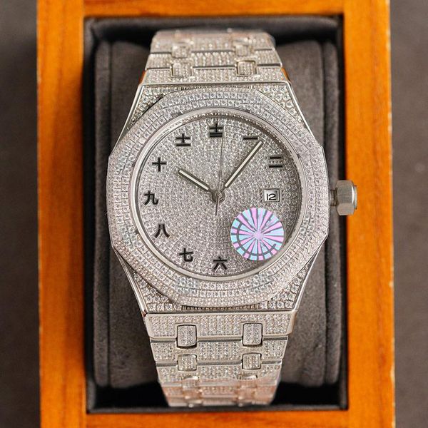 diamond watch mens watches fully automatic mechanical wristwatch 40mm stainless steel strap sapphire mirror wristwatches gift for men waterp, Slivery;brown
diamond watch mens watches fully automatic mechanical wristwatch 40mm stainless steel strap sapphire mirror wristwatches gift for men waterp, Slivery;brown