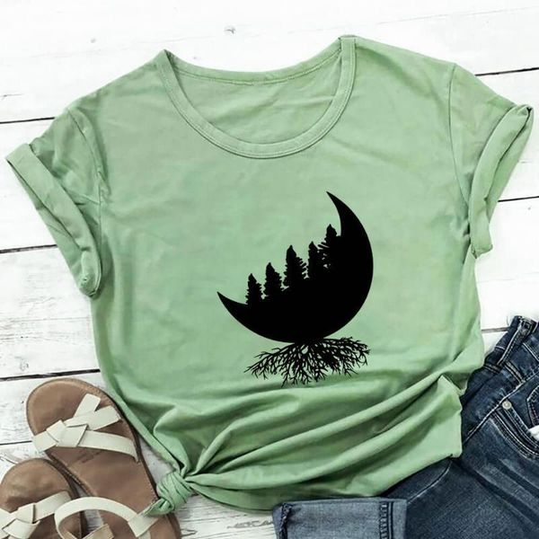 women's t-shirt forest natural scenery print 100%cotton women tshirt funny summer casual short sleeve eco life shirt adventure te, White
women's t-shirt forest natural scenery print 100%cotton women tshirt funny summer casual short sleeve eco life shirt adventure te, White