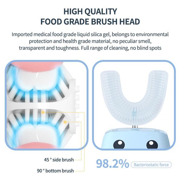 smart electric toothbrush child for kids silicon automatic ultrasonic tooth brush cartoon pattern children 360 degrees u-shaped
smart electric toothbrush child for kids silicon automatic ultrasonic tooth brush cartoon pattern children 360 degrees u-shaped
