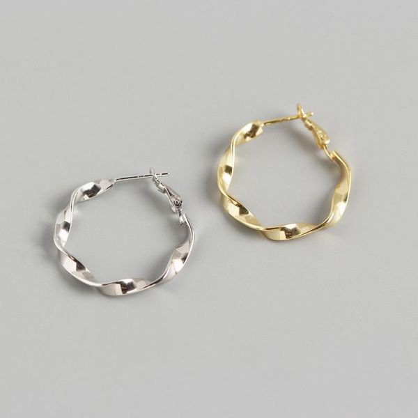 stud lexie diary genuine 925 sterling silver minimalist round circle rotating twist earrings for women geometric fashion jewelry, Golden;silver
stud lexie diary genuine 925 sterling silver minimalist round circle rotating twist earrings for women geometric fashion jewelry, Golden;silver