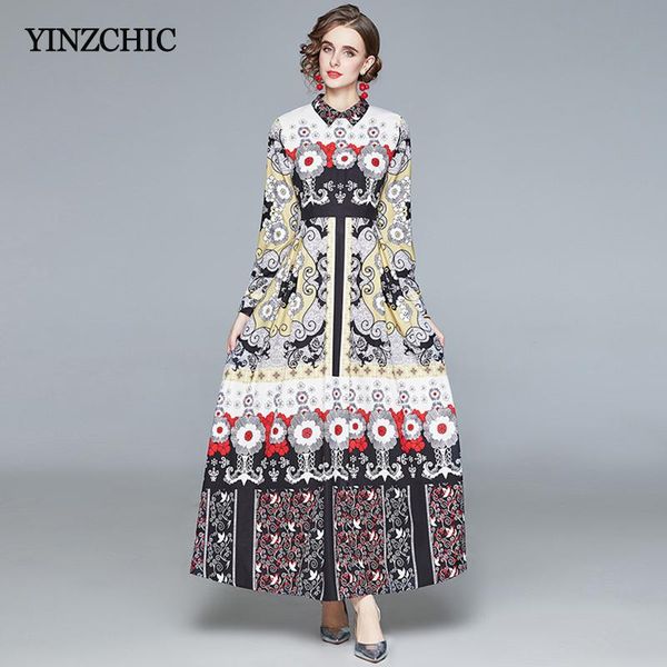 casual dresses spring woman maxi dress vintage printed ladies party turn-down collar ethnic female long a-line vestidos femme, Black;gray
casual dresses spring woman maxi dress vintage printed ladies party turn-down collar ethnic female long a-line vestidos femme, Black;gray