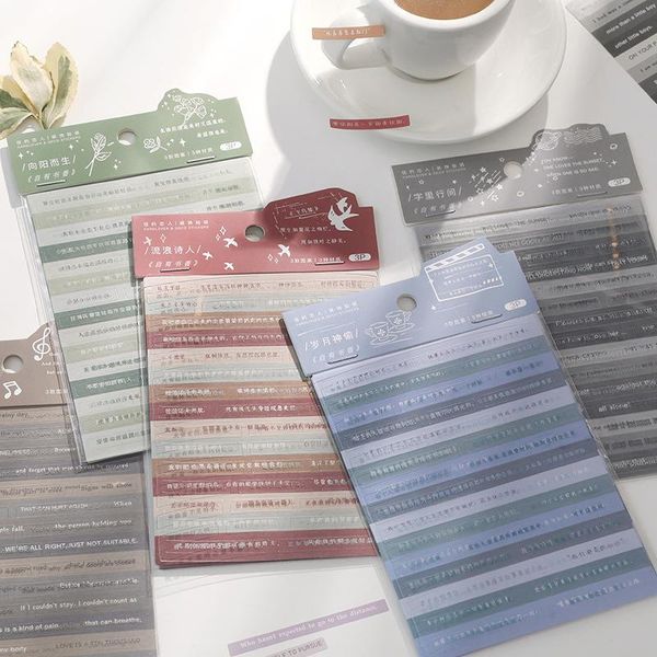 gift wrap long simple emotional phrase sticker retro transparent pvc aesthetic word scrapbook material
gift wrap long simple emotional phrase sticker retro transparent pvc aesthetic word scrapbook material