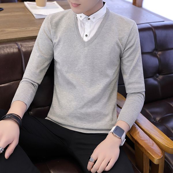 men's sweaters fake sweater two men, black gray red s with long sleeves, autumn s turtlenecks turned down, male casual tiim, White;black
men's sweaters fake sweater two men, black gray red s with long sleeves, autumn s turtlenecks turned down, male casual tiim, White;black