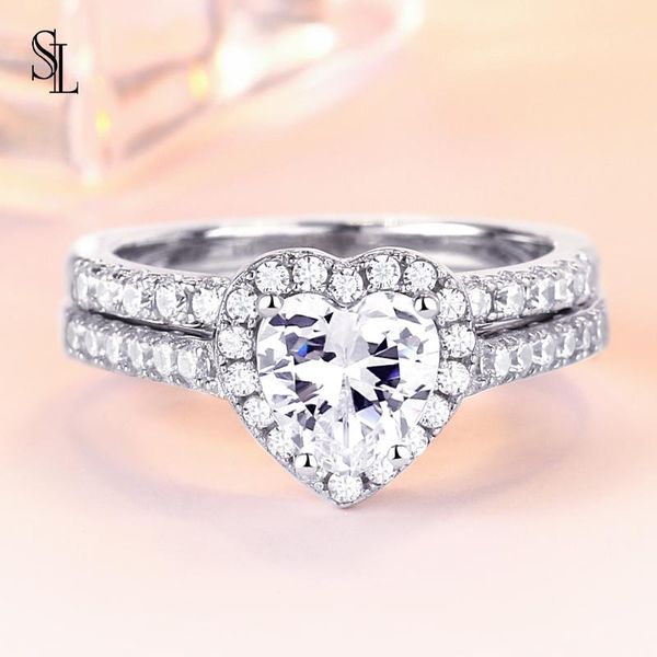 cluster rings slrhinestone diamond heart wedding women ring sets bridal white cubic zirconia for girl engagement gift, Golden;silver
cluster rings slrhinestone diamond heart wedding women ring sets bridal white cubic zirconia for girl engagement gift, Golden;silver
