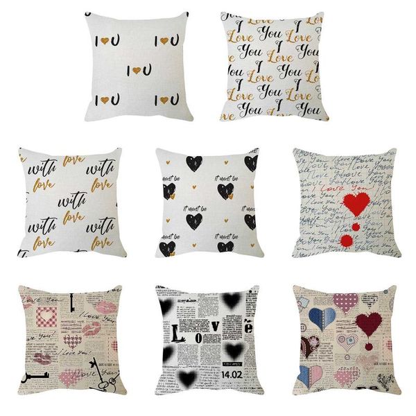 pillow case valentine's day present cases home decor sofa chair linen pillowcase cushion cover 45*45cm coussin canapé
pillow case valentine's day present cases home decor sofa chair linen pillowcase cushion cover 45*45cm coussin canapé