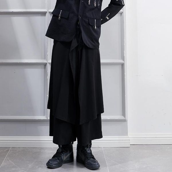 men's pants fake 2-piece capris black spring summer 2021 skirt loose couple trend large hip-hop nightclub
men's pants fake 2-piece capris black spring summer 2021 skirt loose couple trend large hip-hop nightclub