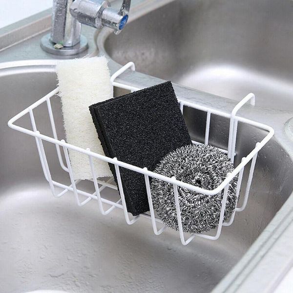 1pc drain rack kitchen bathroom hanging sink holder for sponge storage basket gadget brush drying e1h7 hooks & rails
1pc drain rack kitchen bathroom hanging sink holder for sponge storage basket gadget brush drying e1h7 hooks & rails