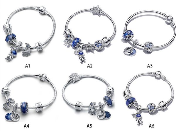 exquisite s925 sterling silver fit pandora new galaxy astronaut star cute bracelet diy bead love heart blue crysta charm for bracelet diy be, Black
exquisite s925 sterling silver fit pandora new galaxy astronaut star cute bracelet diy bead love heart blue crysta charm for bracelet diy be, Black