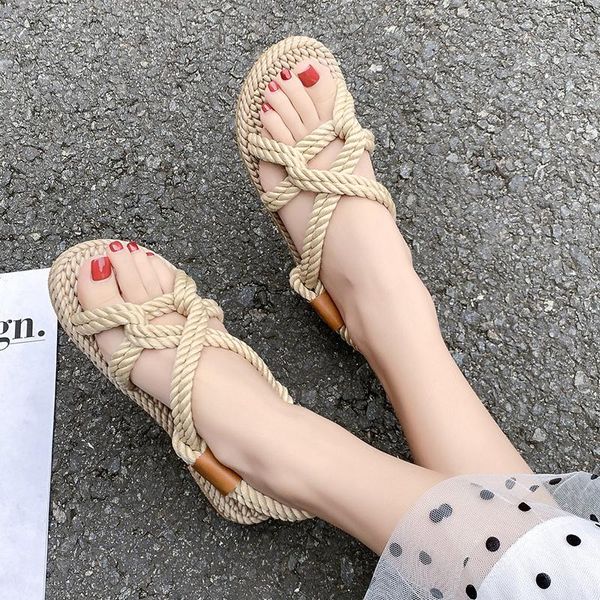 sandals rimocy rome style beach women summer casual rope weave gladiator shoes woman comforatble flat sandalias mujer, Black
sandals rimocy rome style beach women summer casual rope weave gladiator shoes woman comforatble flat sandalias mujer, Black