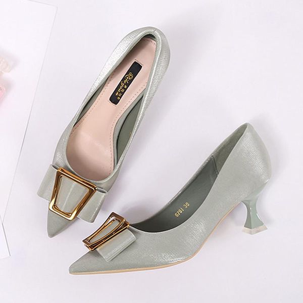 dress shoes metal trapezoid buckle nude silk pumps women office slip on single woman pointed toe stiletto high heels female 2021, Black
dress shoes metal trapezoid buckle nude silk pumps women office slip on single woman pointed toe stiletto high heels female 2021, Black