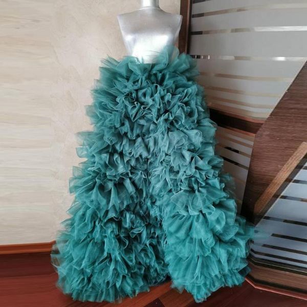 skirts retro emerald green ruffles tiered bridal tulle puffy women a-line long draped mesh maxi skirt to party, Black
skirts retro emerald green ruffles tiered bridal tulle puffy women a-line long draped mesh maxi skirt to party, Black