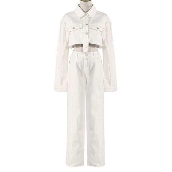 women's two piece pants seebeautiful pieces chain spliced irregular loose denim coat wide leg jeans fashion 2021 autumn winter women g7, White
women's two piece pants seebeautiful pieces chain spliced irregular loose denim coat wide leg jeans fashion 2021 autumn winter women g7, White
