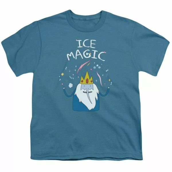 Adventure Time Ice Magic Kids Youth T Shirt Licensed Ice King Cartoon Tee Slate, White;black
Adventure Time Ice Magic Kids Youth T Shirt Licensed Ice King Cartoon Tee Slate, White;black