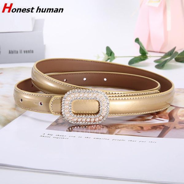 belts designer thin for women luxury fashion pearl smooth buckle genuine leather waist belt female dress girdle, Black;brown
belts designer thin for women luxury fashion pearl smooth buckle genuine leather waist belt female dress girdle, Black;brown