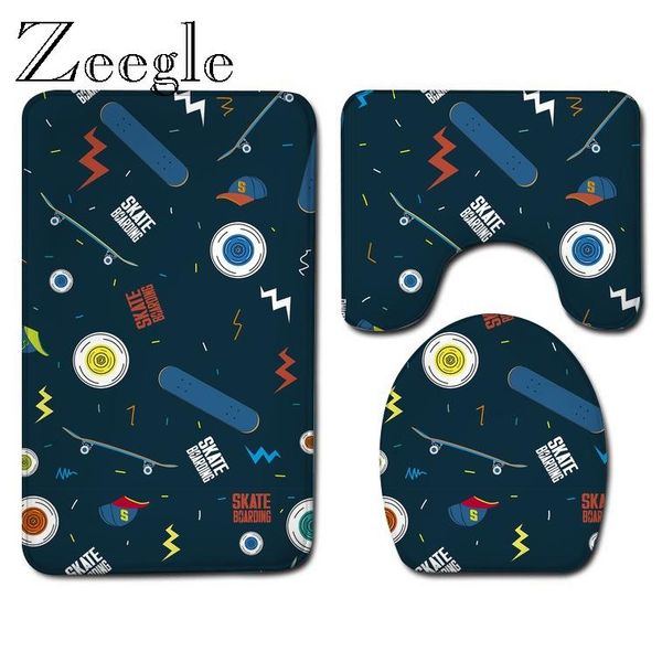 zeegle bath mat flannel bathroom carpet rug anti-slip floor home decor toilet set absorbent u-shaped mats
zeegle bath mat flannel bathroom carpet rug anti-slip floor home decor toilet set absorbent u-shaped mats