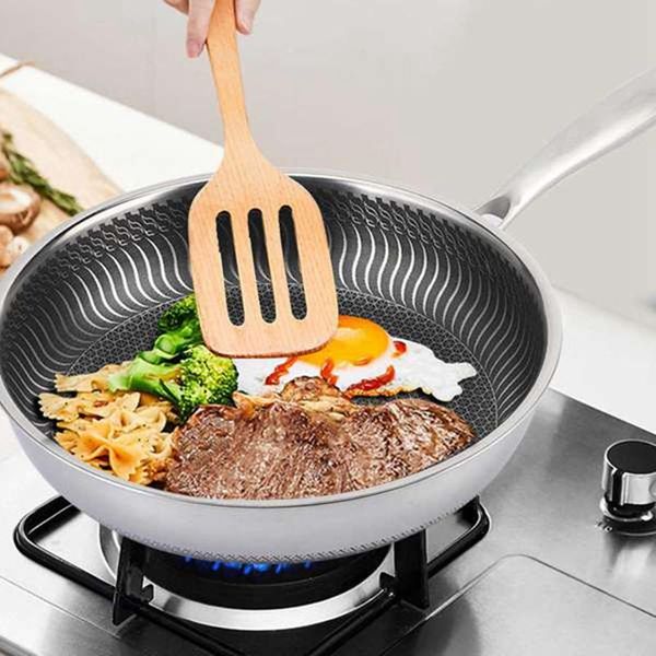 pans stainless steel frying pan non-stick pot cookware fried steak saucepan single-sided kitchenware
pans stainless steel frying pan non-stick pot cookware fried steak saucepan single-sided kitchenware