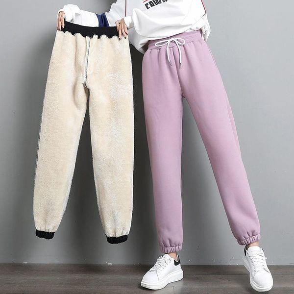 women's pants & capris winter thick plus warm velvet women casual cashmere sports trousers female solid high waist loose harem m120, Black;white
women's pants & capris winter thick plus warm velvet women casual cashmere sports trousers female solid high waist loose harem m120, Black;white