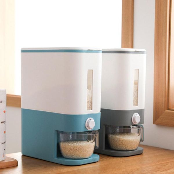 storage bottles & jars automatic plastic cereal dispenser box measuring cup kitchen food tank rice container organizer grain #g3
storage bottles & jars automatic plastic cereal dispenser box measuring cup kitchen food tank rice container organizer grain #g3