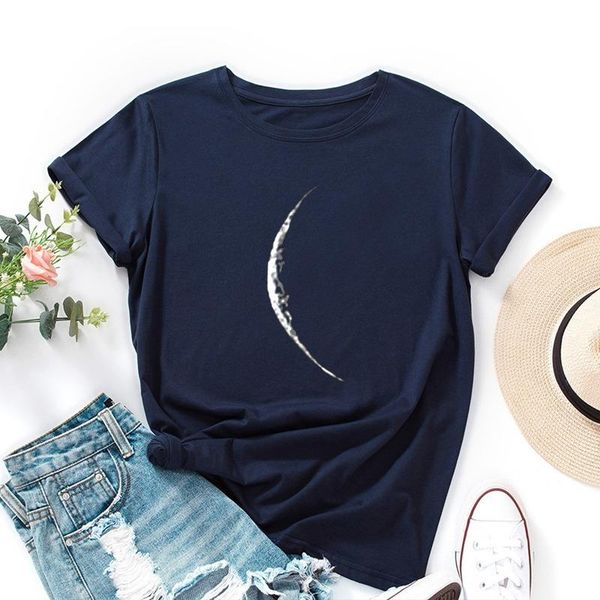 women's t-shirt women t shirt cotton plus size short sleeve crescent moon tshirt female fashion graphic tee ladies casual o-neck clothe, White
women's t-shirt women t shirt cotton plus size short sleeve crescent moon tshirt female fashion graphic tee ladies casual o-neck clothe, White
