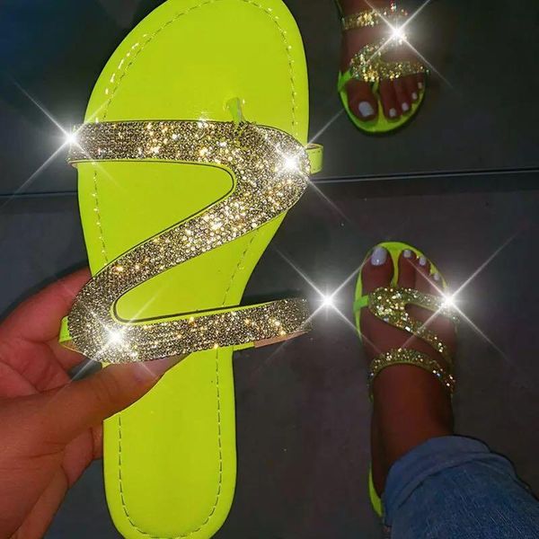 flash slippers women's sandals 2021 fashion bling candy color flip flop beach diamond flat shoes outdoor, Black
flash slippers women's sandals 2021 fashion bling candy color flip flop beach diamond flat shoes outdoor, Black