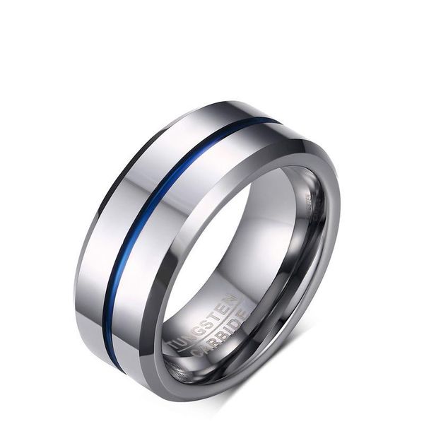 wedding rings 8mm tungsten steel blue ring fashion men's jewelry created elegance promise for women men birthday gifts, Slivery;golden
wedding rings 8mm tungsten steel blue ring fashion men's jewelry created elegance promise for women men birthday gifts, Slivery;golden
