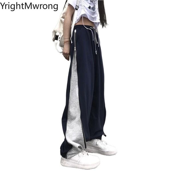 patchwork contrast irregular zipper string high waist loose harem tracksuit jogger pant streetwear plus size sweatpant harajuku women's, Black;white
patchwork contrast irregular zipper string high waist loose harem tracksuit jogger pant streetwear plus size sweatpant harajuku women's, Black;white